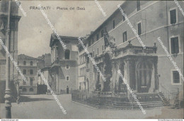 Bg298 Cartolina Frascati Piazza Del Gesu' Provincia Di Roma - Andere & Zonder Classificatie