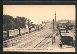 CPA Juvisy-sur-Orge, Vue Sur La Ligne  - Juvisy-sur-Orge