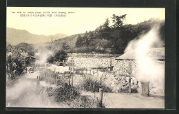 AK Beppu, The View Of Juman Jigoku Dotted With Springs  - Other & Unclassified