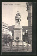 Cartolina Sorrento, Monumento A Torquati Tasso  - Sonstige & Ohne Zuordnung