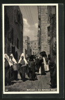 AK Bethlehem, In A Street With People  - Palestine
