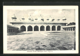 AK Agra, Interior Pearl Mosque  - Inde