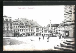 AK Kulmbach I. Bay., Statue Auf Dem Marktplatz  - Kulmbach