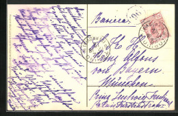Künstler-AK Verschneiter Tannenzweig, Mit Autograph Von Prinzessin Isabella Marie Elisabeth Von Bayern  - Other & Unclassified