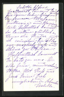 AK Waldweg, Mit Autograph Von Prinzessin Isabella Marie Elisabeth Von Bayern  - Autres & Non Classés