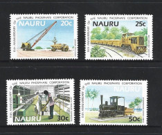 Nauru 1985 Phosphate Corporation Anniversary Set Of 4 MNH - Nauru