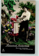 39688211 - Verlag Photochemie Serie 5713/1 Rosenstock, Holderblueh  Tracht Dirndl Handkoloriert  Studiokulisse - Sonstige & Ohne Zuordnung