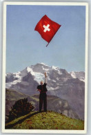 50587311 - Fahnenschwinger Mit Jungfrau - Andere & Zonder Classificatie