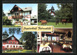AK Fahrenbühl Bei Kirchenlamitz, Hotel Pension Jagdschloss Fahrenbühl  - Chasse