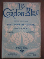 Le Cordon Bleu N822 1er Mai 1927 Revue Illustrée Des Cours De Cuisine - Zonder Classificatie