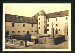 AK Würzburg, Festung Marienberg, Echtersche Vorburg Und Wiederhergestellte Pferdeschwemme  - Wuerzburg
