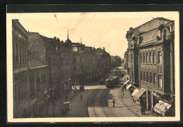 AK Ostrava, Nádrazní Trída, Strassenbahn  - Tram