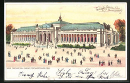 Lithographie Paris, Exposition Universelle De 1900, Grosses Palais  - Exposiciones