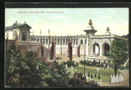 AK Bukarest, Expositia Nationala 1906, Arenele Romane  - Expositions