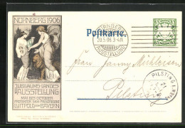 Künstler-AK Nürnberg, Jubiläums-Landes-Ausstellung 1906, Protektor S.k.h. Prinzregent Luitpold Von Bayern  - Exhibitions
