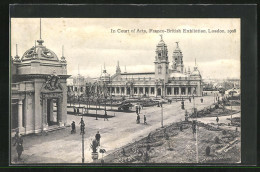 AK London, Franco-British-Exhibition 1908, In Court Of Arts  - Exposiciones