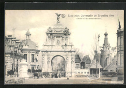 AK Bruxelles, Exposition Universelle 1910, Entrée De Bruxelles-Kermesse  - Tentoonstellingen