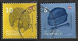 2023 Austria Sombreros 2v.. - Used Stamps