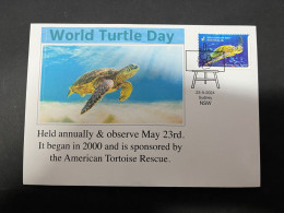 22-5-2024 (5 Z 47) 23th Of May Is " World Turtle Day " (with Australia Turtle Stamp) - Vita Acquatica