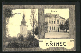 AK Krinec, Kostel, Skola  - Czech Republic