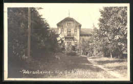 Foto-AK Zbraslavice, Vila Dr. Koblizka  - Tchéquie