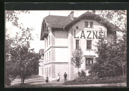 AK Lazne Stupcice, Ortspartie Mit Gebäudeansicht  - Czech Republic