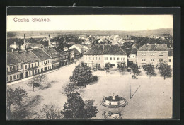 AK Ceska Skalice, Brunnen Auf Dem Marktplatz  - Tchéquie