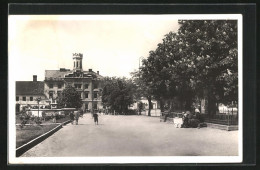 AK Böhmisch-Skalitz, Rathaus Am Markt  - Tschechische Republik