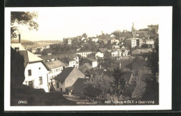 AK Úpice, Blick über Die Häuser Der Stadt  - Tsjechië