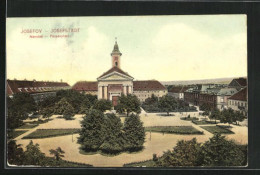 AK Josefstadt / Josefov / Jaromer, Paradeplatz Am Rathaus  - Tsjechië