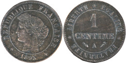 FRANCE - 1895 - 1 Centime Cérès - 20-001 - 1 Centime