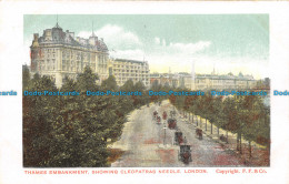 R110694 Thames Embankment. Showing Cleopatras Needle. London. F. F. And Co - Other & Unclassified