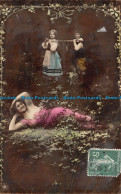 R110711 Old Postcard. Woman And Kids. 1908. B. Hopkins - Welt