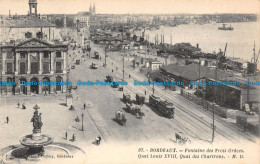 R112364 Bordeaux. Fontaine Des Trois Graces Quai Louis XVIII Quai Des Chartrons. - Welt