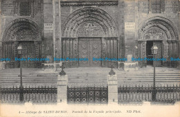 R112369 Abbaye De Saint Denis. Portail De La Facade Principale. ND. No 4. B. Hop - Welt