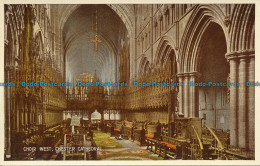 R111327 Choir West. Chester Cathedral. Valentine. Carbo Colour. No 14501 - Monde