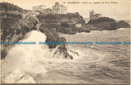 R112382 Biarritz. Effet De Vagues Au Port Vieux. B. Hopkins - Monde