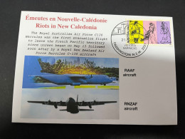 22-5-2024 (5 Z477) (émeute) Riots In New Caledonia - Australia And New Zealand Air Force Hercules C130 1st Evacuations - Andere & Zonder Classificatie