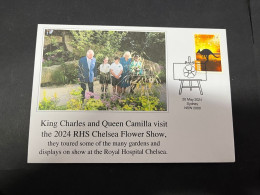 22-5-2024 (5 Z 47)  King Charles III & Queen Camilla Visit To RHS Chelsea Flower Show 2024 - Royalties, Royals