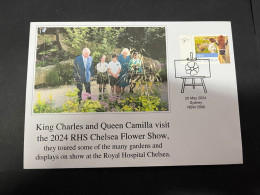 22-5-2024 (5 Z 47)  King Charles III & Queen Camilla Visit To RHS Chelsea Flower Show 2024 - Familles Royales