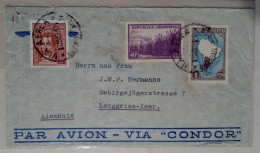 Argentine - Enveloppe D'air Circulé Avec Timbres (1939) - Luchtpost