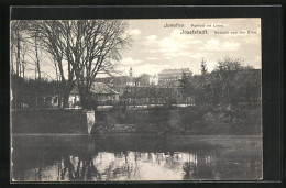 AK Josefstadt / Josefov / Jaromer, Ortsansicht Mit Elbpartie  - Tchéquie