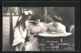 AK Prinzessinnen Antonie, Hilda Und Charlotte Von Luxemburg  - Familles Royales