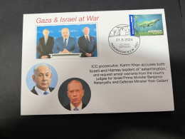 22-5-2024 (5 Z 47) GAZA War - ICC Prosecutor Accuse Both Israeli & Hamas Leaders Of "extermination" (2 Covers) - Militaria