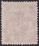 Cuba 1872 Telégrafo Ed 24  Telegraph MLH* - Cuba (1874-1898)