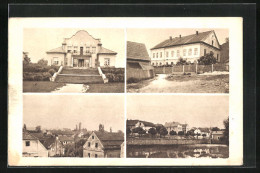 AK Kounov, Sokol, Wohnhaus, See  - República Checa