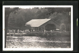 Foto-AK Loucen, Gasthaus Am Badesee  - Tchéquie