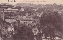 Annonay (07 Ardèche) Les Usines Ribes Et Quartier Pont Arnaud Circulée 1915 - Annonay