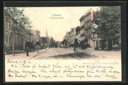 AK Lübeck, Mühlenstrasse Mit Passanten  - Lübeck