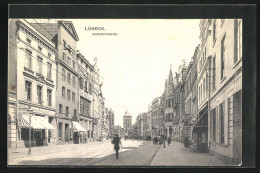 AK Lübeck, Burgstrasse Mit Geschäften  - Lübeck